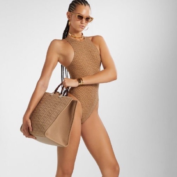 NWT Skims X Fendi Bodysuit in Brown